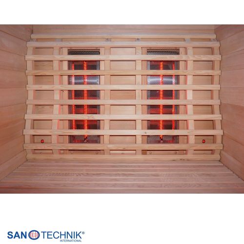 Sanotechnik - RUBY 2 Infrarotkabine für 2 Personen 120x100x195 cm