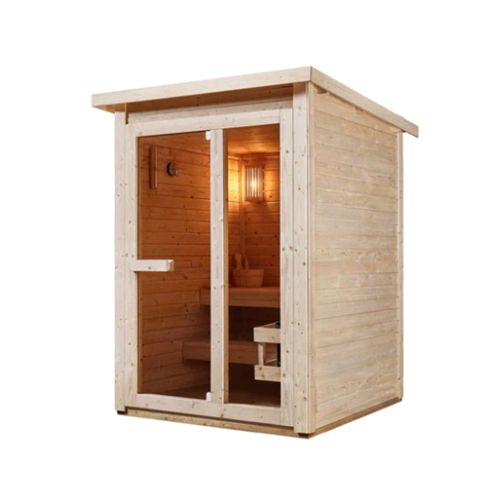 Sanotechnik - HELSINKI Zunanja savna za 2–3 osebe 150x150x200 cm