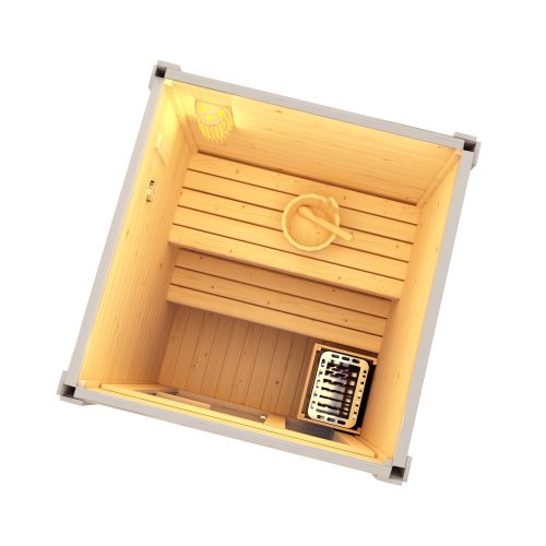 Sanotechnik - HELSINKI Zunanja savna za 2–3 osebe 150x150x200 cm