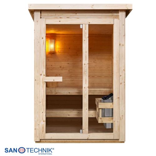 Sanotechnik - HELSINKI Außensauna für 2-3 Personen 165x175x218,9 cm