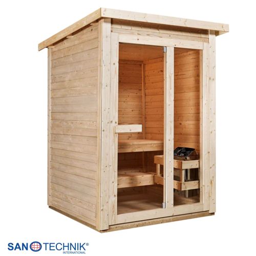 Sanotechnik - HELSINKI Außensauna für 2-3 Personen 165x175x218,9 cm
