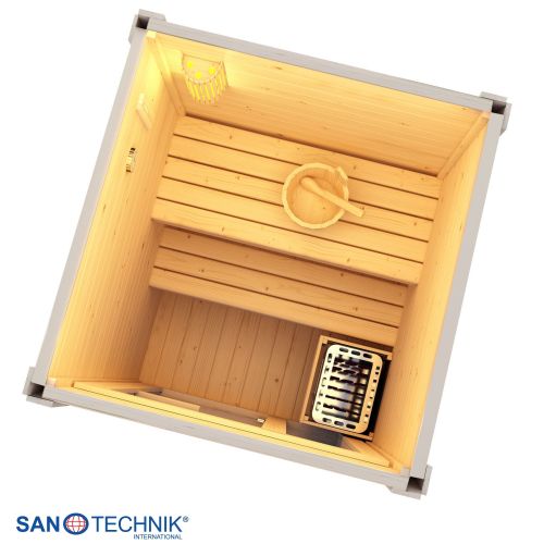 Sanotechnik - HELSINKI Außensauna für 2-3 Personen 165x175x218,9 cm