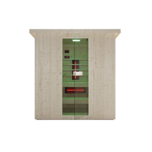 Sanotechnik - LAHTI zunanja savna + infrardeča kabina za 5–6 oseb 198x181,5x202,2 cm