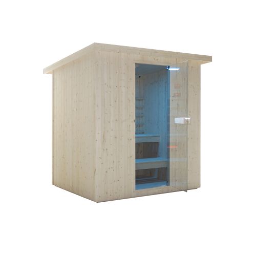 Sanotechnik - LAHTI zunanja savna + infrardeča kabina za 5–6 oseb 198x181,5x202,2 cm