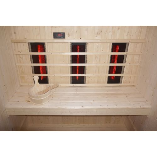 Sanotechnik - LAHTI zunanja savna + infrardeča kabina za 5–6 oseb 198x181,5x202,2 cm