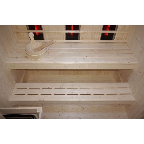 Sanotechnik - LAHTI zunanja savna + infrardeča kabina za 5–6 oseb 198x181,5x202,2 cm