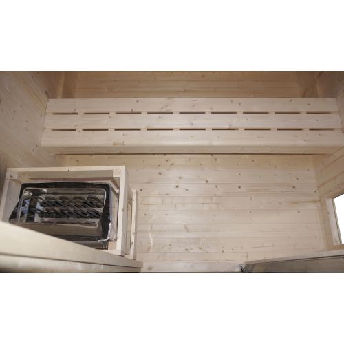 Sanotechnik - LAHTI zunanja savna + infrardeča kabina za 5–6 oseb 198x181,5x202,2 cm