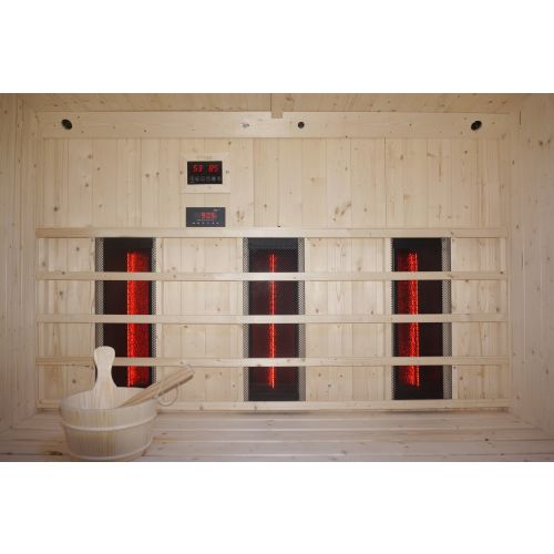 Sanotechnik - LAHTI zunanja savna + infrardeča kabina za 5–6 oseb 198x181,5x202,2 cm