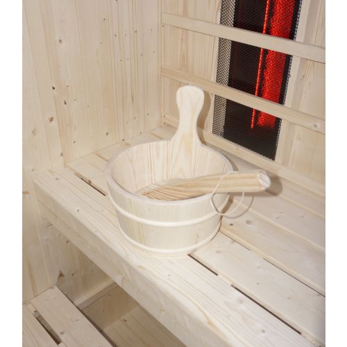 Sanotechnik - LAHTI zunanja savna + infrardeča kabina za 5–6 oseb 198x181,5x202,2 cm