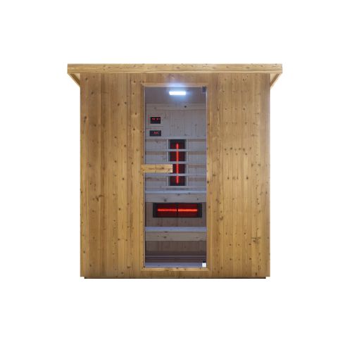 Vanjska sauna LAHTI za 6 osoba - 198x181,5x202,2 cm