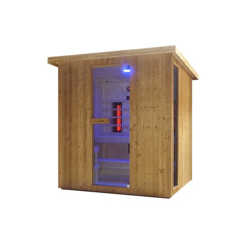 Vanjska sauna LAHTI za 6 osoba - 198x181,5x202,2 cm