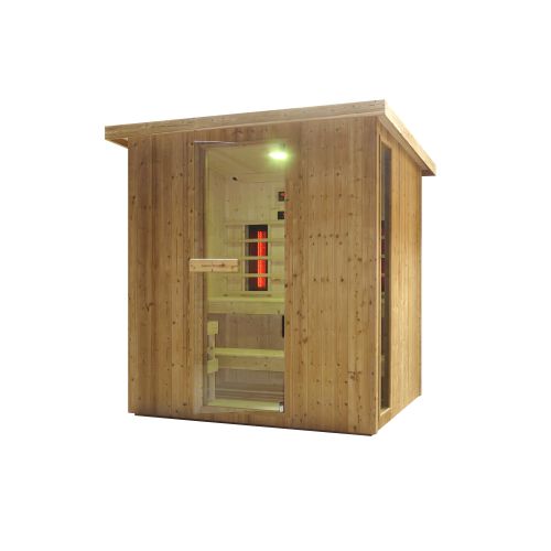 Vanjska sauna LAHTI za 6 osoba - 198x181,5x202,2 cm