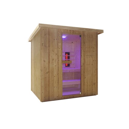 Vanjska sauna LAHTI za 6 osoba - 198x181,5x202,2 cm