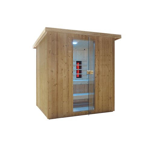 Vanjska sauna LAHTI za 6 osoba - 198x181,5x202,2 cm