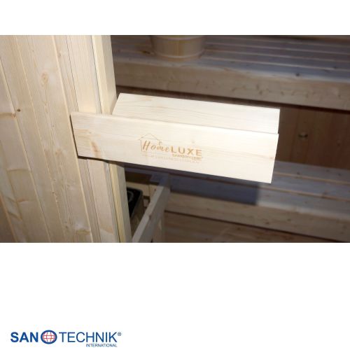 Sanotechnik - LAHTI Außensauna+Infrarotkabine für 5-6 Personen 198x181,5x202,2 cm