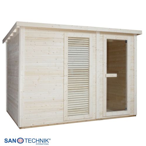 Sanotechnik - VAASA Außensauna für 4-5 Personen 310x230x219,5 cm