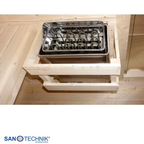Sanotechnik - VAASA Außensauna für 4-5 Personen 310x230x219,5 cm