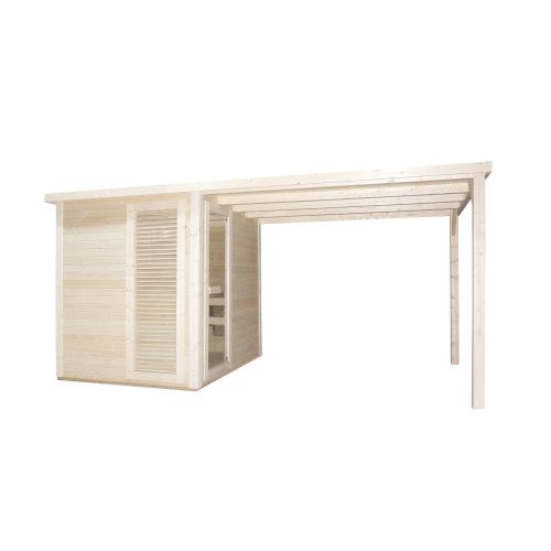 RAUMA vanjska sauna za 4-5 osoba, 460x230x219,5 cm