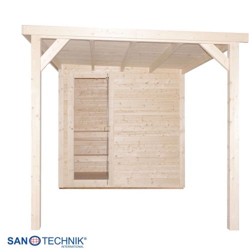 Sanotechnik - RAUMA Außensauna für 4-5 Personen 460 x 230 x 219,5 cm