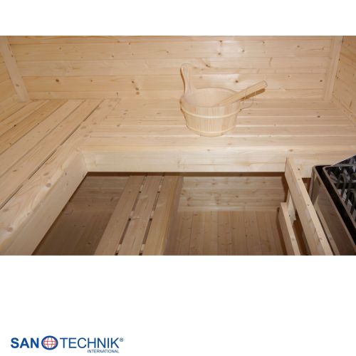 Sanotechnik - RAUMA Außensauna für 4-5 Personen 460 x 230 x 219,5 cm