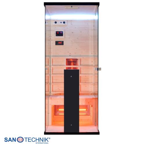 Sanotechnik - BILLUND 1 Infrarotkabine für 1 Person 80x110x190 cm