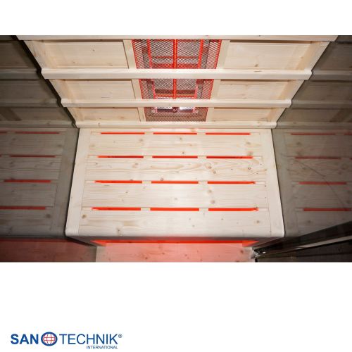 Sanotechnik - BILLUND 1 Infrarotkabine für 1 Person 80x110x190 cm
