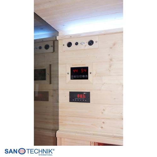 Sanotechnik - BILLUND 1 Infrarotkabine für 1 Person 80x110x190 cm