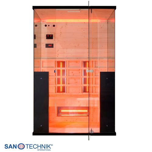 Sanotechnik - BILLUND 2 Infrarotkabine für 2 Personen 125x100x190 cm