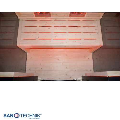 Sanotechnik - BILLUND 2 Infrarotkabine für 2 Personen 125x100x190 cm