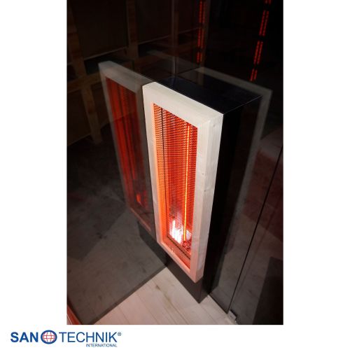 Sanotechnik - BILLUND 2 Infrarotkabine für 2 Personen 125x100x190 cm