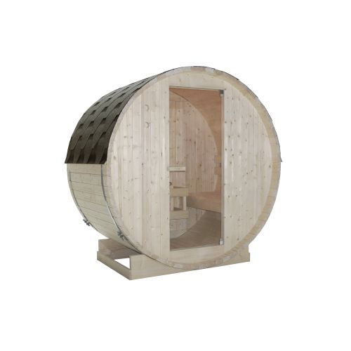 Sanotechnik - TROMSÖ M Zunanja savna v sodu za 2 osebi 189 x 120 x 191,5 cm