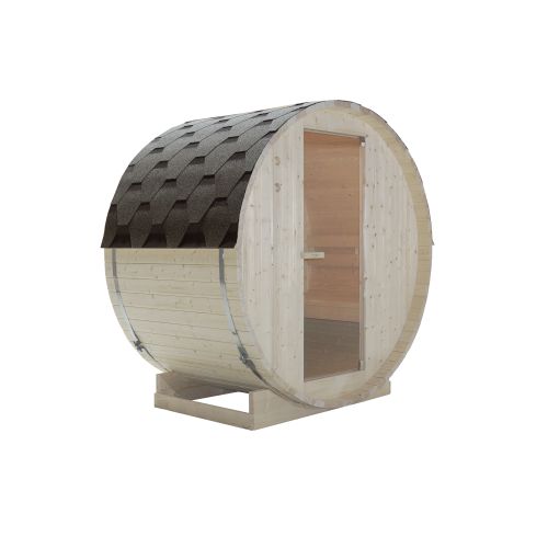 Sanotechnik - TROMSÖ M Zunanja savna v sodu za 2 osebi 189 x 120 x 191,5 cm