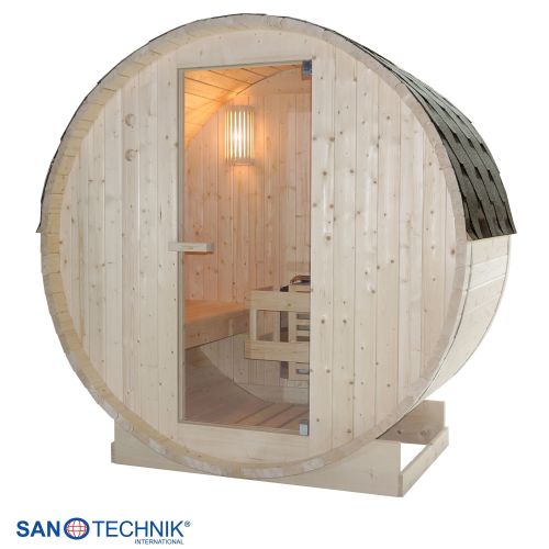 Sanotechnik - TROMSÖ M Zunanja savna v sodu za 2 osebi 189 x 120 x 191,5 cm