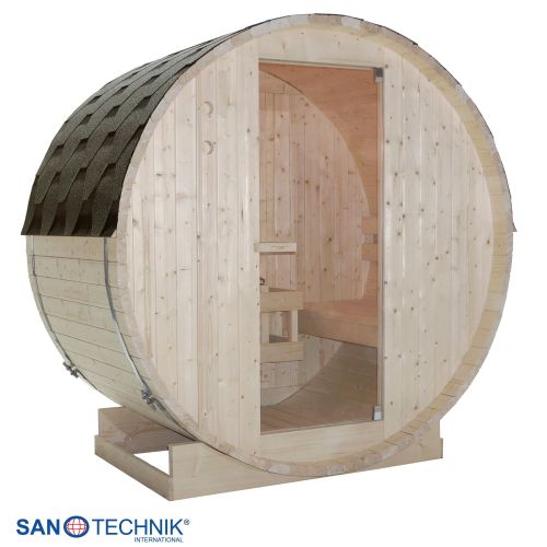 Sanotechnik - TROMSÖ M Zunanja savna v sodu za 2 osebi 189 x 120 x 191,5 cm