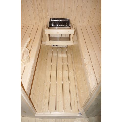 Sanotechnik - TROMSÖ L vanjska sauna u bačvi za 4 osobe. 194,8x180x191,5 cm