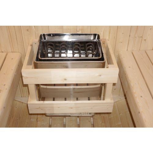 Sanotechnik - TROMSÖ L vanjska sauna u bačvi za 4 osobe. 194,8x180x191,5 cm