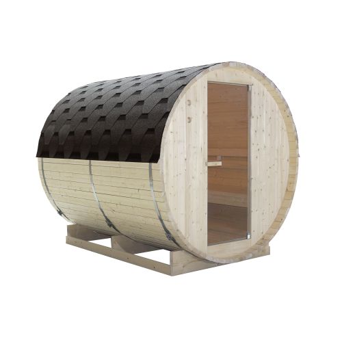 Sanotechnik - TROMSÖ XL Zunanja savna v sodu za 6 oseb 189x220x191,5 cm