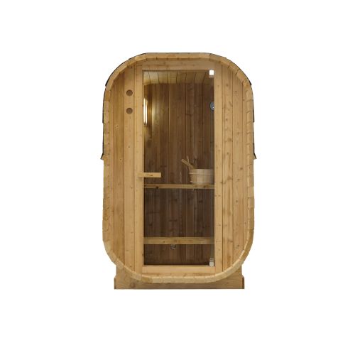 LINDHOLM vanjska sauna za 1-2 osobe 128,2x120x194 cm (sklopivi set)