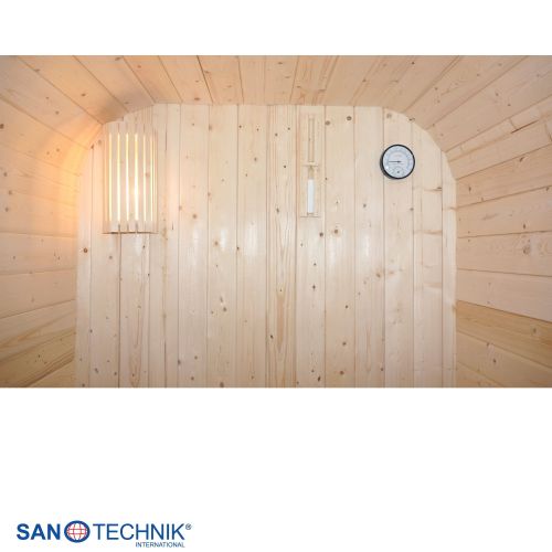 Sanotechnik - LINDHOLM Außensauna für 1-2 Personen 128,2x120x194 cm