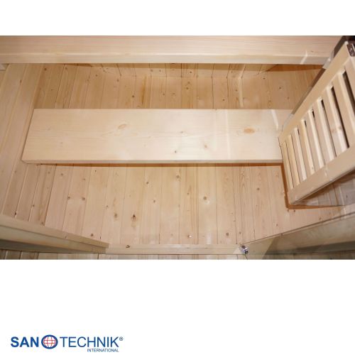 Sanotechnik - LINDHOLM Außensauna für 1-2 Personen 128,2x120x194 cm