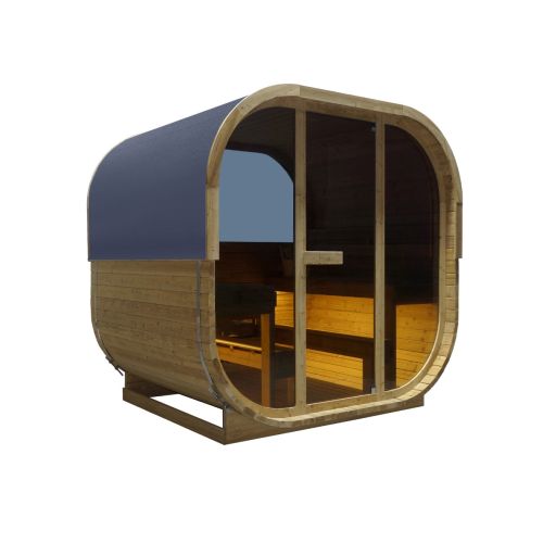 HANKO OutdoorSauna für 6 P. 210x180x210 cm