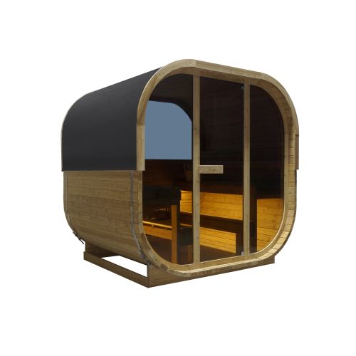 HANKO OutdoorSauna für 6 P. 210x180x210 cm