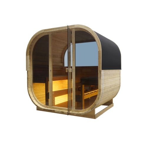 HANKO OutdoorSauna für 6 P. 210x180x210 cm