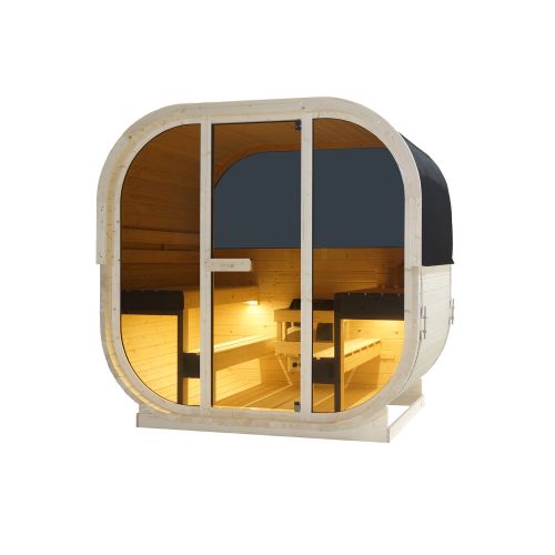 Sanotechnik - HANKO vanjska sauna za 6 osoba. 210x180x210 cm