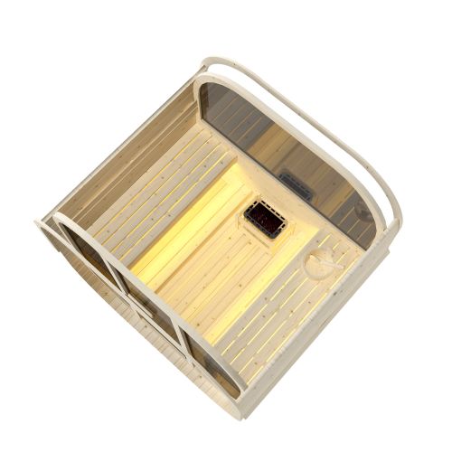 Sanotechnik - HANKO vanjska sauna za 6 osoba. 210x180x210 cm