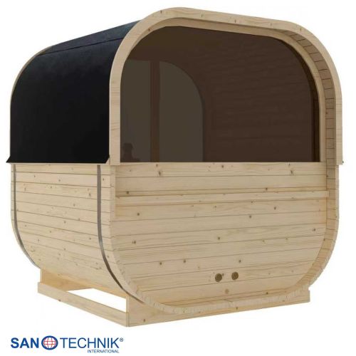 Sanotechnik - HANKO Außensauna für 6 Personen 210x180x210 cm