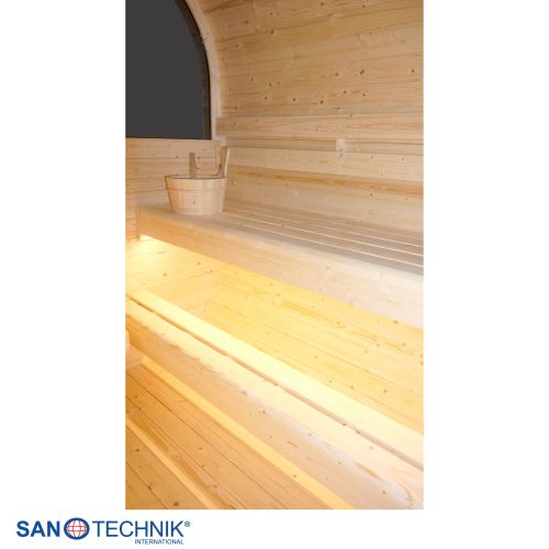 Sanotechnik - HANKO Außensauna für 6 Personen 210x180x210 cm