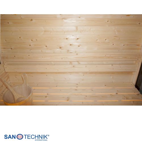 Sanotechnik - HANKO Außensauna für 6 Personen 210x180x210 cm
