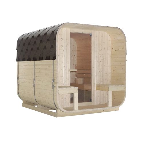 Sanotechnik - GÖTEBORG Außensauna für 4 Personen 188,2x220x194 cm