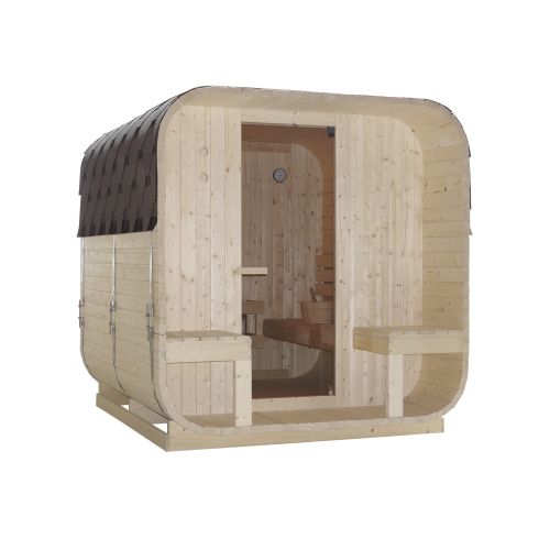 Sanotechnik - GÖTEBORG Außensauna für 4 Personen 188,2x220x194 cm